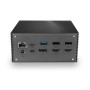 Lindy 43378 replicatore di porte e docking station per laptop Cablato USB 3.2 Gen 2 (3.1 Gen 2) Type-C Grigio