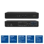 ACT AC7160 replicatore di porte e docking station per laptop Cablato USB 3.2 Gen 2 (3.1 Gen 2) Type-C Nero
