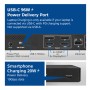ACT AC7160 replicatore di porte e docking station per laptop Cablato USB 3.2 Gen 2 (3.1 Gen 2) Type-C Nero