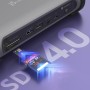 j5create JTD568 Cablato Thunderbolt 4 Grigio (JTD568-EN)