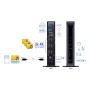 DeLOCK USB Type-C Triple Display Docking Station con DisplayLink® 4K / Hub USB / LAN / SD / Audio / PD 96 W (88051)