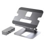 j5create JTS427-N Supporto per docking station Dual 4K multiangolo