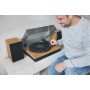 Lenco LS-300 Giradischi con trasmissione a cinghia Nero, Legno (LS-300WOOD)