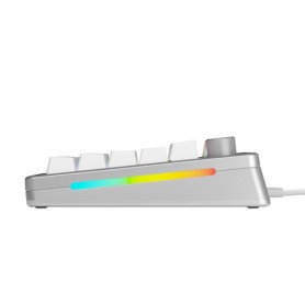 Glorious Gaming GMMK 3 PRO HE 75% Prebuilt tastiera USB QWERTY Inglese US Argento (GLO-KB-GMMK3-PRO-75-PB-HE-W-SI)