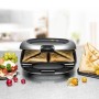 Rommelsbacher ST 1000 tostiera 1000 W Nero, Argento