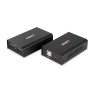 Lindy 43408 moltiplicatore AV Trasmettitore e ricevitore AV Nero