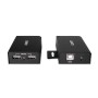 Lindy 43408 moltiplicatore AV Trasmettitore e ricevitore AV Nero