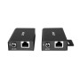 Lindy 43408 moltiplicatore AV Trasmettitore e ricevitore AV Nero