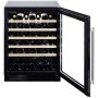 Dunavox Flow 46, cantinetta vino sottopiano, acciaio inox, DAUF-46.138SS