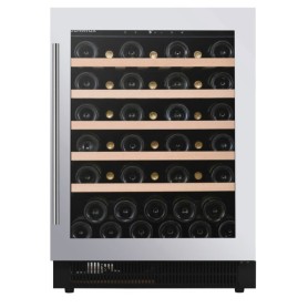 Dunavox Flow 46, cantinetta vino sottopiano, acciaio inox, DAUF-46.138SS