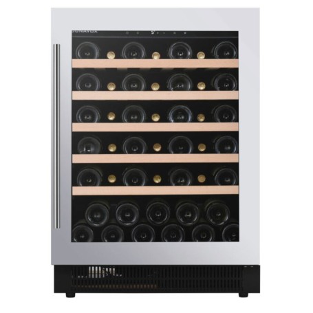 Dunavox Flow 46, cantinetta vino sottopiano, acciaio inox, DAUF-46.138SS