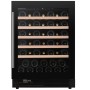 Dunavox Flow 46, cantinetta vino sottopiano, nera, DAUF-46.138B