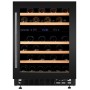 Dunavox Flow 46D, cantinetta vino sottopiano, nera, DAUF-46.145DB