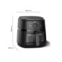 FRIGGITRICE AD ARIA MULTICOOKER XL 6.2 LITRI CON FINESTRA E PROGRAMMI (NA231/00)