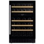 Dunavox Flow 38, cantinetta vino sottobanco, nera, DAUF-38.100DB