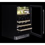 Dunavox Flow 38, cantinetta vino sottobanco, acciaio inox, DAUF-38.100DSS