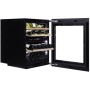 Cantinetta frigo per vino Dunavox Horizon 32, acciaio inox, DAVG-32.80DSS.TO