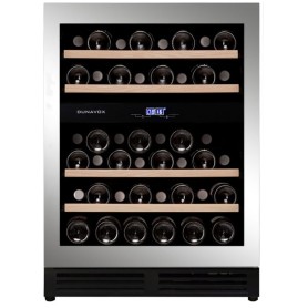 Dunavox Flow 45, cantinetta vino sottobanco, acciaio inox, DAUF-45.125DSS.TO