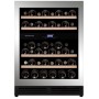 Dunavox Flow 45, cantinetta vino sottobanco, acciaio inox, DAUF-45.125DSS.TO