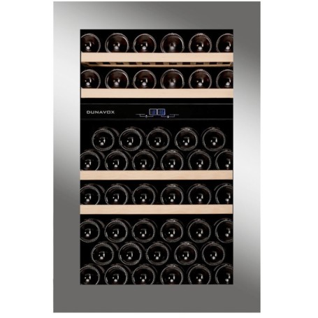 Dunavox Glance 49, cantinetta per vino, acciaio inox, DAVG-49.116DSS.TO
