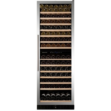 Dunavox Grande 166, cantinetta per vino, acciaio inox, DX-166.428SDSK