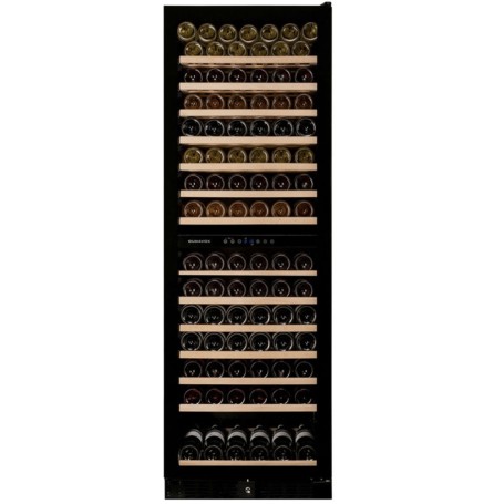 Dunavox Grande 166, cantinetta per vino, nera, DX-166.428DBK