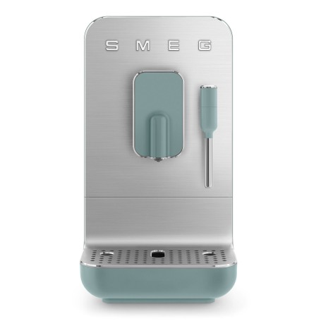 SMEG BCC12EGMEU Macchina da caffè compatta completamente automatica con lancia vapore, linea di design Collezione