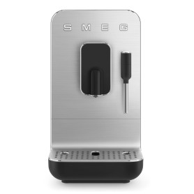 SMEG BCC12BLMEU Macchina da caffè compatta completamente automatica con lancia vapore, linea di design Collezione