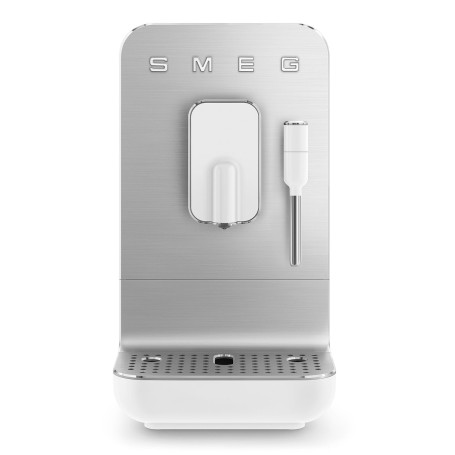 SMEG BCC12WHMEU Macchine da caffè compatte completamente automatiche con lancia vapore, linea di design Collezione