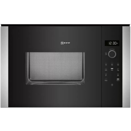 PRONTA CONSEGNA NEFF HLAWD53N0 SERIE N 50 Da incasso Solo microonde 25 L 900 W Nero, Acciaio inossidabile (HLAWD53N0)