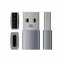 Satechi ST-TAUCM adattatore per inversione del genere dei cavi USB-A USB-C Grigio