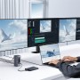 Baseus Spacemate USB tipo-C 10000 Mbit/s Grigio (B00568101813-00)