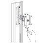 Ergotron Track Mount Bracket Kit Alluminio (97-091)