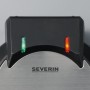 Severin WA 2103 piastra per waffle 4 waffle 1200 W Nero, Argento (WA 2103)