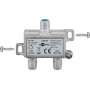 Goobay 51445 cavo splitter o combinatori Splitter per cavo Argento