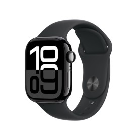Watch Series 10 (schwarz (glnzend), Aluminium, 42 mm, Sportarmband schwarz M/L) (MWWF3QF/A)