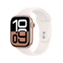 Watch Series 10 (rosgold, Aluminium, 46 mm, Sportarmband blassrosa M/L) (MWWU3QF/A)