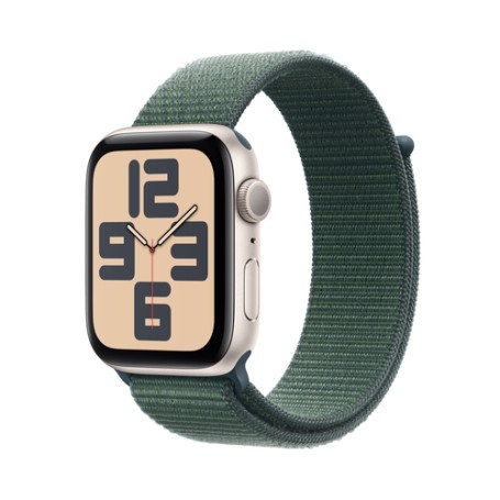 Watch SE (champagner, Aluminium, 44 mm, Sport Loop seegrn) (MXEW3QF/A)