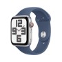 Watch SE (silber, Aluminium, 44 mm, Sportarmband Denim S/M, Cellular) (MXGP3QF/A)