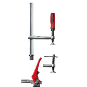 Spannelement TW28-30-14-2K (silber/rot, fixe Ausladung)