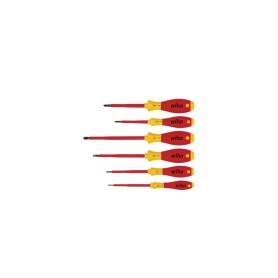 Schraubendreher-Set SoftFinish electric, 6-teilig (rot/gelb) (00833)