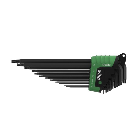 TORX Stiftschlssel-Set im ErgoStar Halter (schwarz/grn, 13-teilig) (36487)