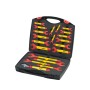 Einmaul-Gabelschlssel Set isoliert, 6-32mm (rot/gelb, 21-teilig) (43022)