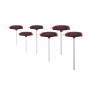 Stiftschlssel-Set Innensechskant, mit Quergriff ComfortGrip (schwarz/rot, 6-teilig, mit Seitenabtrieb) (45620)