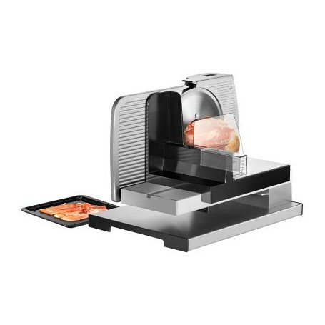 Unold 78826 affettatrice Elettrico 100 W Nero, Argento Metallo, Plastica