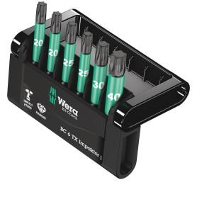 Bit-Check 6 TX Impaktor 1, 1/4", 6-teilig (diamantbeschichtet, extrem belastbar) (05057693001)