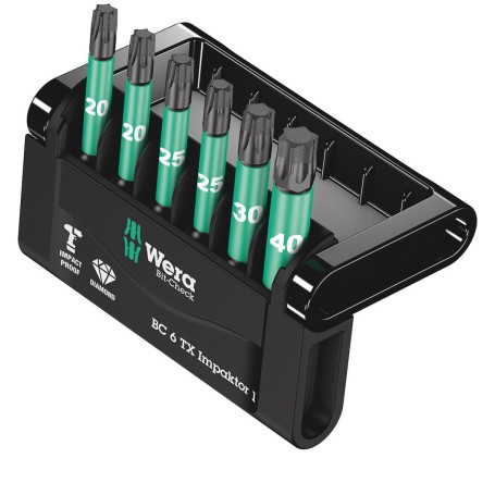 Bit-Check 6 TX Impaktor 1, 1/4", 6-teilig (diamantbeschichtet, extrem belastbar) (05057693001)