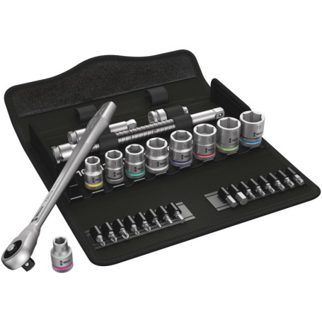 Zyklop Metal-Knarrensatz 8100 SB 7, 3/8", 29-teilig (Knarre mit Durchsteckvierkant) (05004047001)