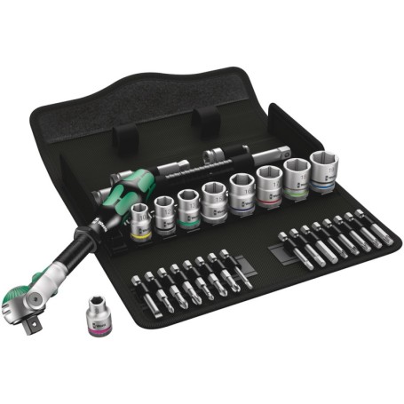 Zyklop Speed-Knarrensatz 8100 SB 6, 3/8", 29-teilig (Speed-Knarre mit schwenkbarem Kopf) (05004046001)