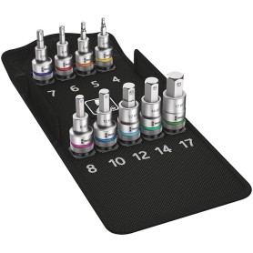 Steckschlssel Zyklop Bit-Nuss-Satz 8740 C HF 1 (1/2", in textiler Box, mit Haltekugel) (05004201001)